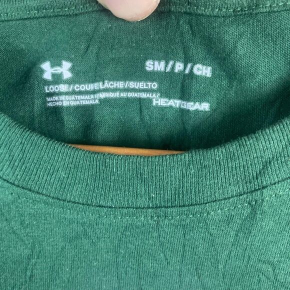 Under Armour Loyola Greyhounds Pullover T-Shirt Men's SM Green Short Sleeves - Picture 3 of 7